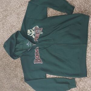 Disney Boba Fett Jacket Men's Star Wars Full Zip Green Hoodie Size L